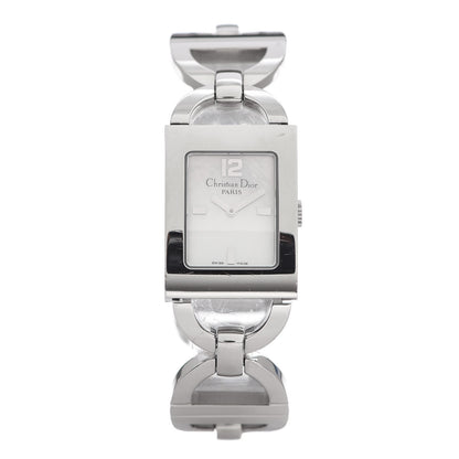 Christian Dior Stainless Steel Mother of Pearl 19mm Malice Quartz Watch 1 of 7
