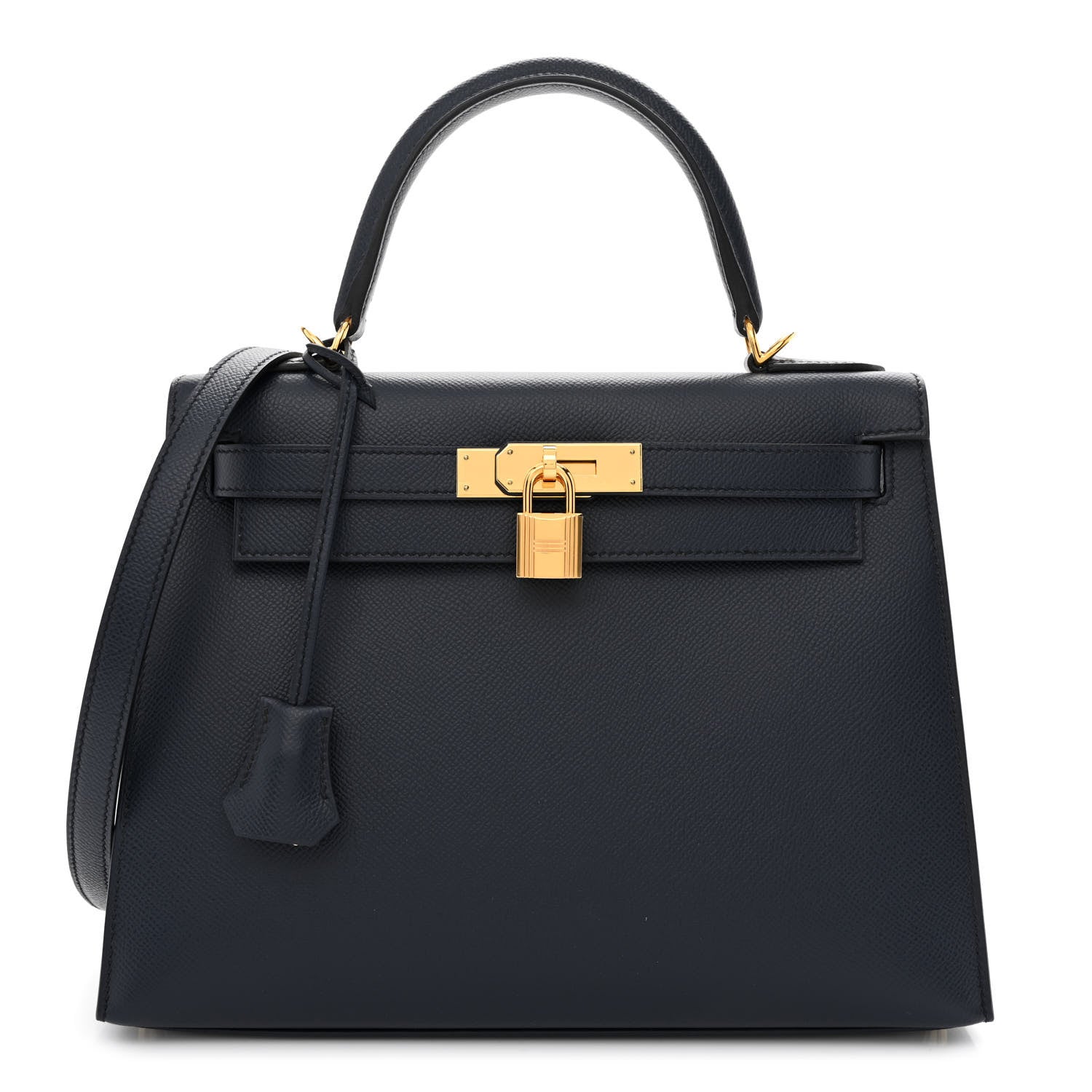 Hermes Epsom Kelly Sellier 28 Bleu Indigo 1 of 11