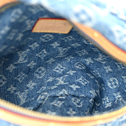 Louis Vuitton Monogram Denim High Rise Bumbag Blue 5 of 9