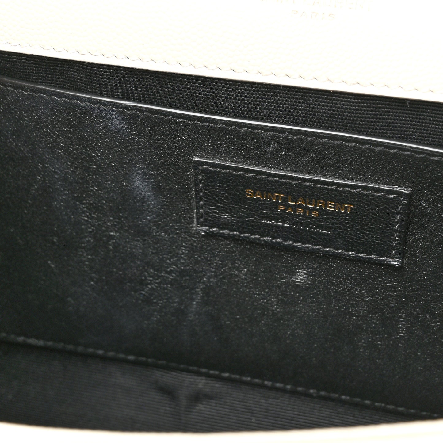 Grain De Poudre Medium Monogram Kate Satchel Crema Soft