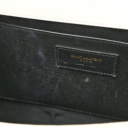 Saint Laurent Grain De Poudre Medium Monogram Kate Satchel Crema Soft 11 of 16