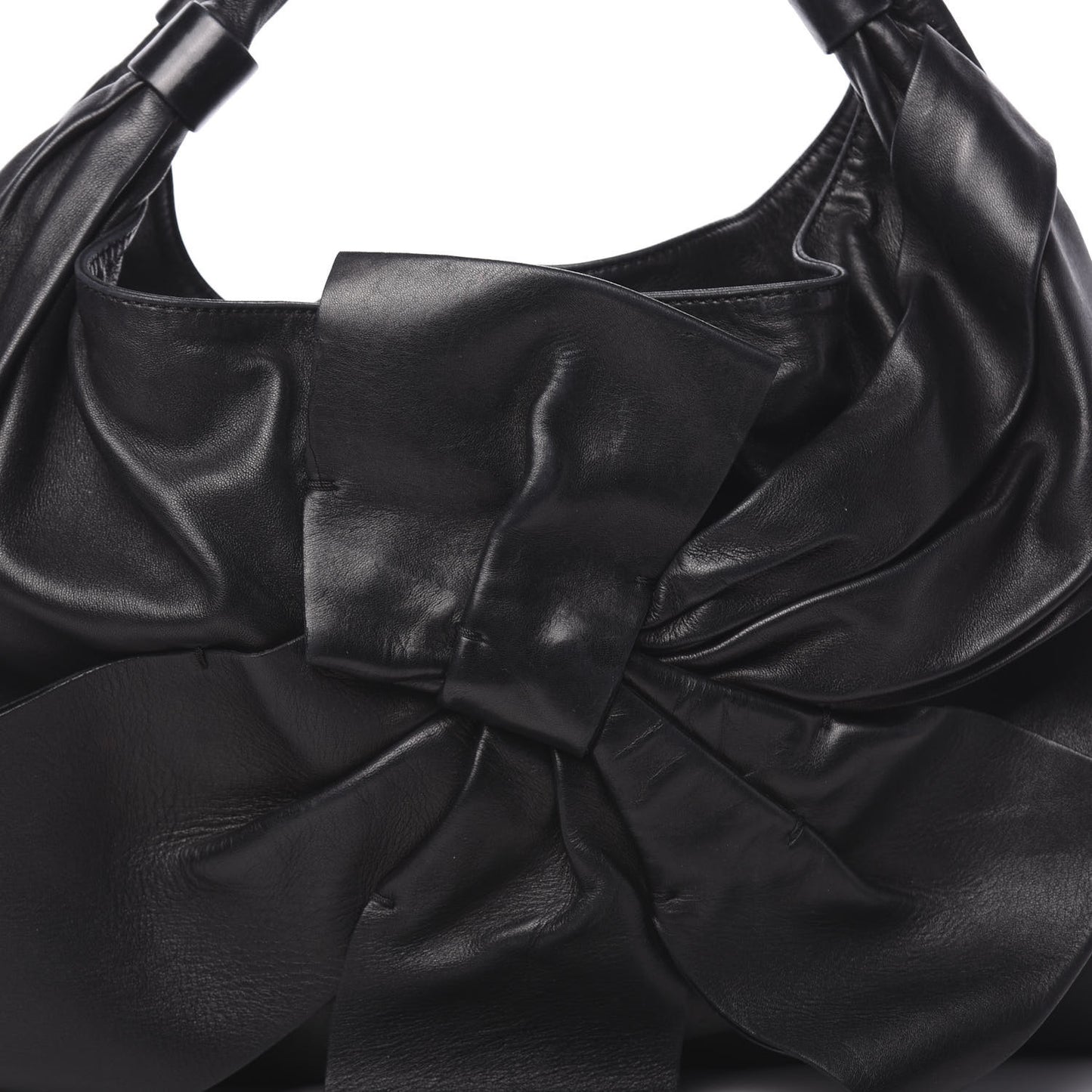 Nappa Premier Bow Hobo Black
