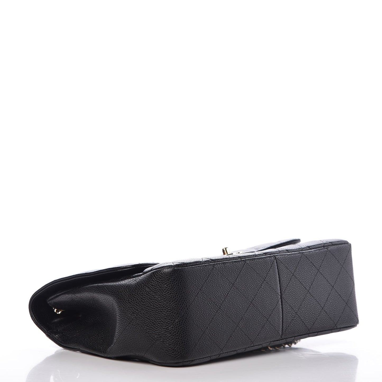 Caviar Quilted Jumbo Single Flap Black