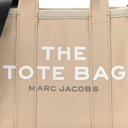 Marc Jacobs Cotton Canvas Colorblock Small The Traveler Tote Bag Beige Multicolor 8 of 12