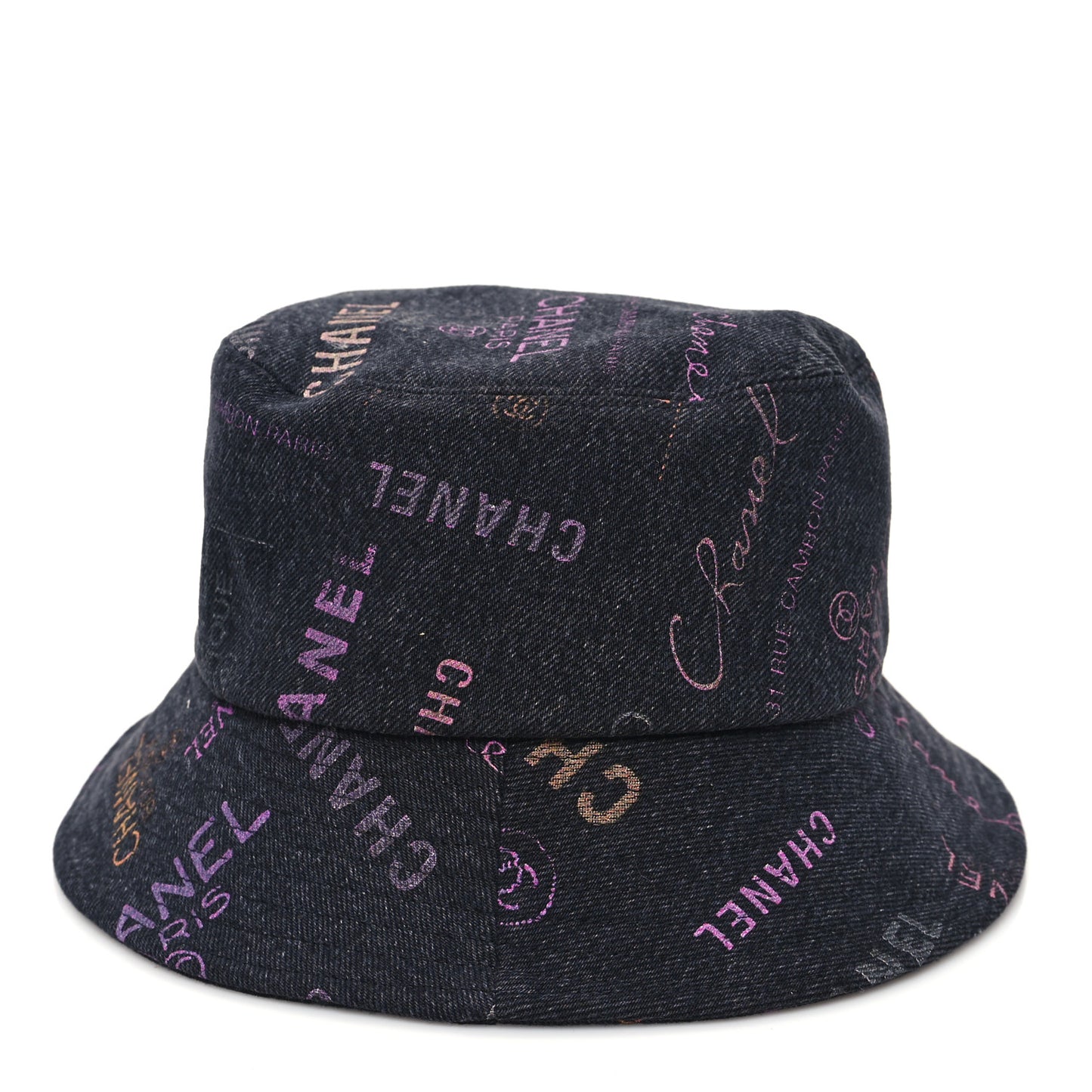 Denim Mood Cloche Bucket Hat M Black