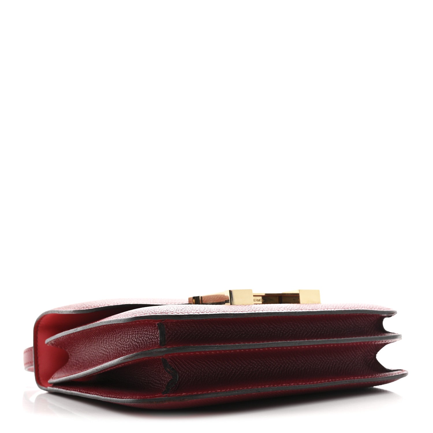Hermes Epsom Enamel Constance 18 Rouge Grenat 4 of 11