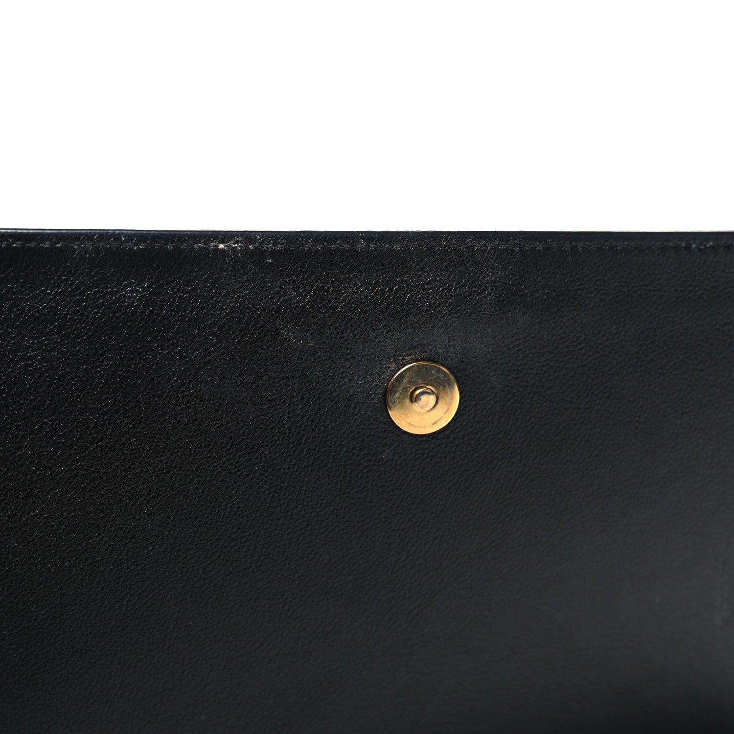 Saint Laurent Calfskin Monogram Large Belle De Jour Clutch Black 12 of 12