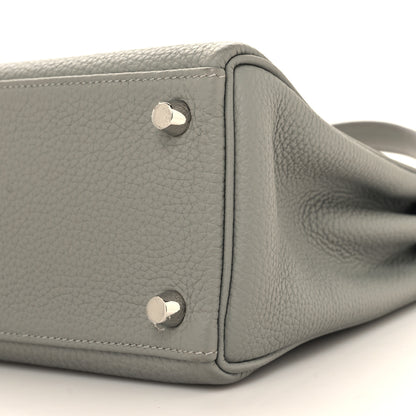 Hermes Togo Kelly Retourne 25 Gris Mouette 10 of 12