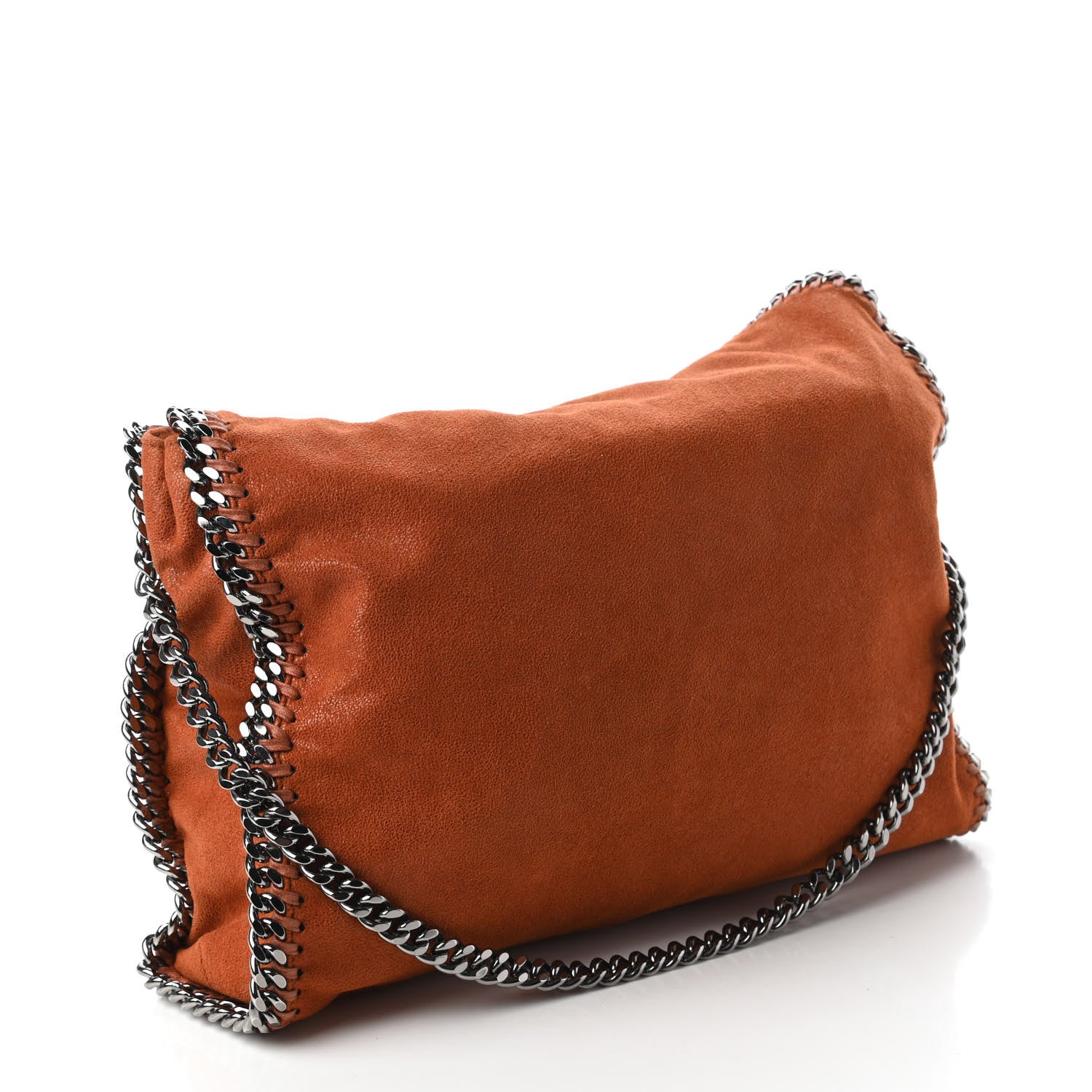 Stella McCartney Shaggy Deer Small Falabella Fold Over Tote Brandy 3 of 10