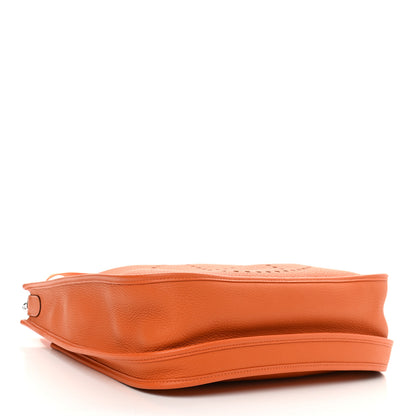 Hermes Taurillon Clemence Evelyne III GM Orange 4 of 11