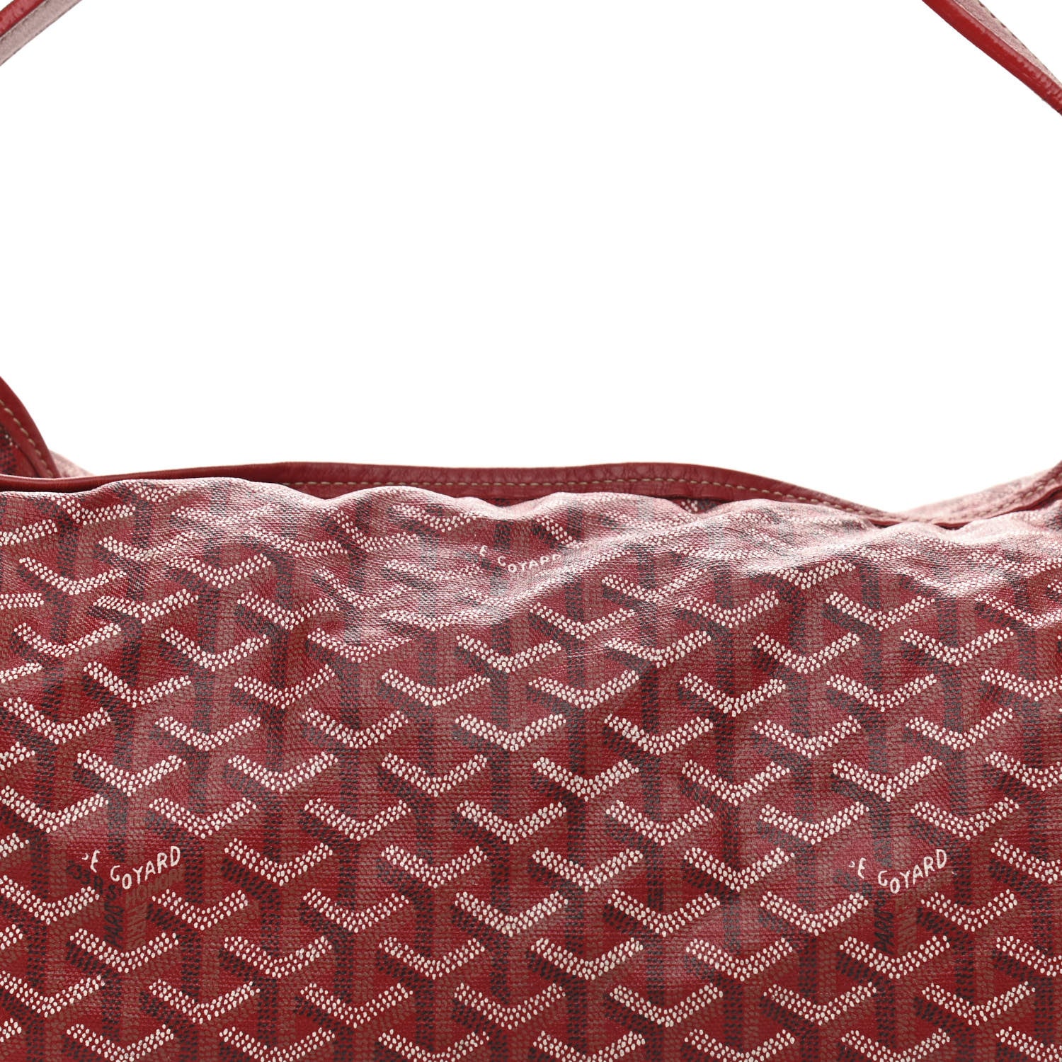 Goyard Goyardine Fidji Zip Hobo Red 6 of 12