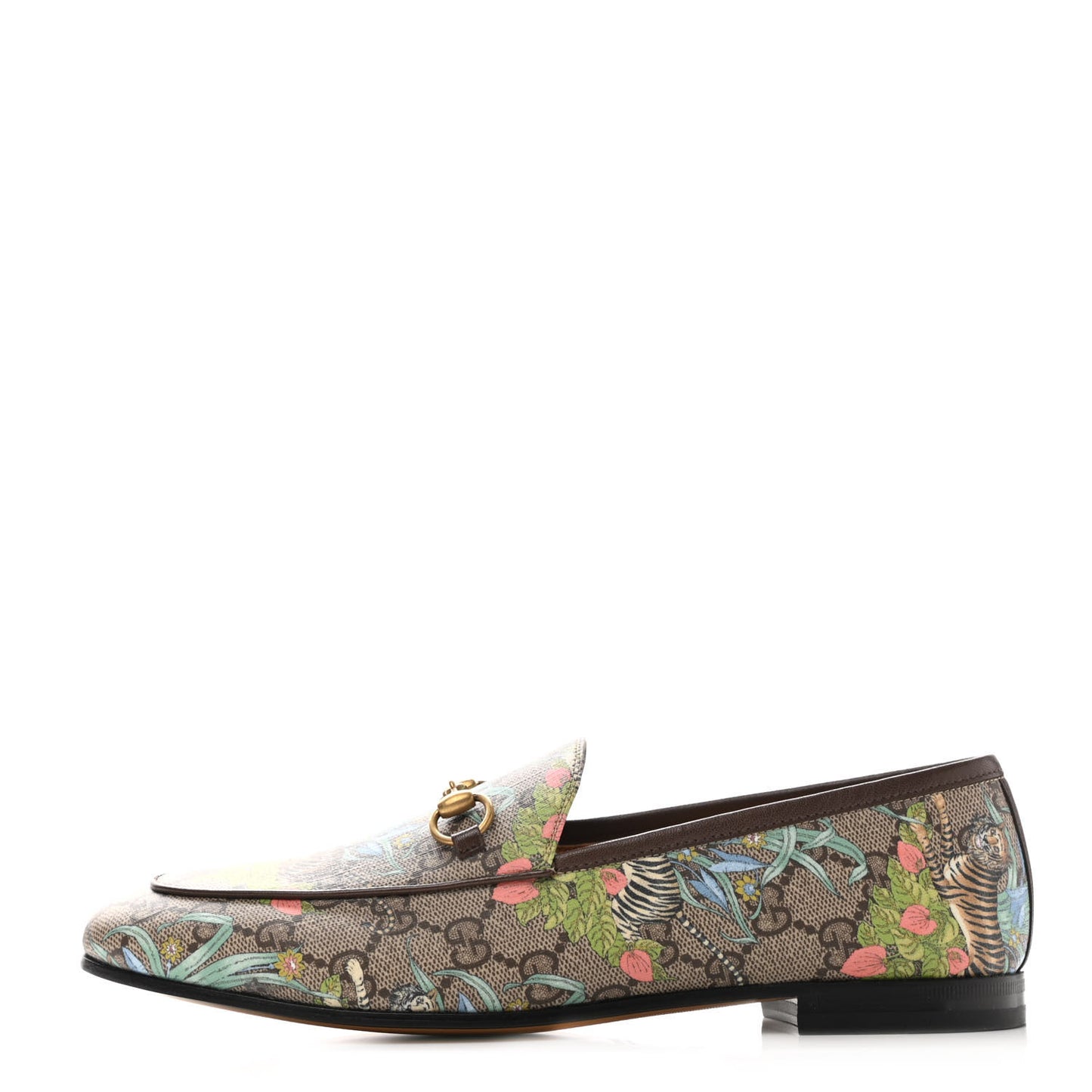 GG Supreme Monogram Bengal Jordaan Loafers 39