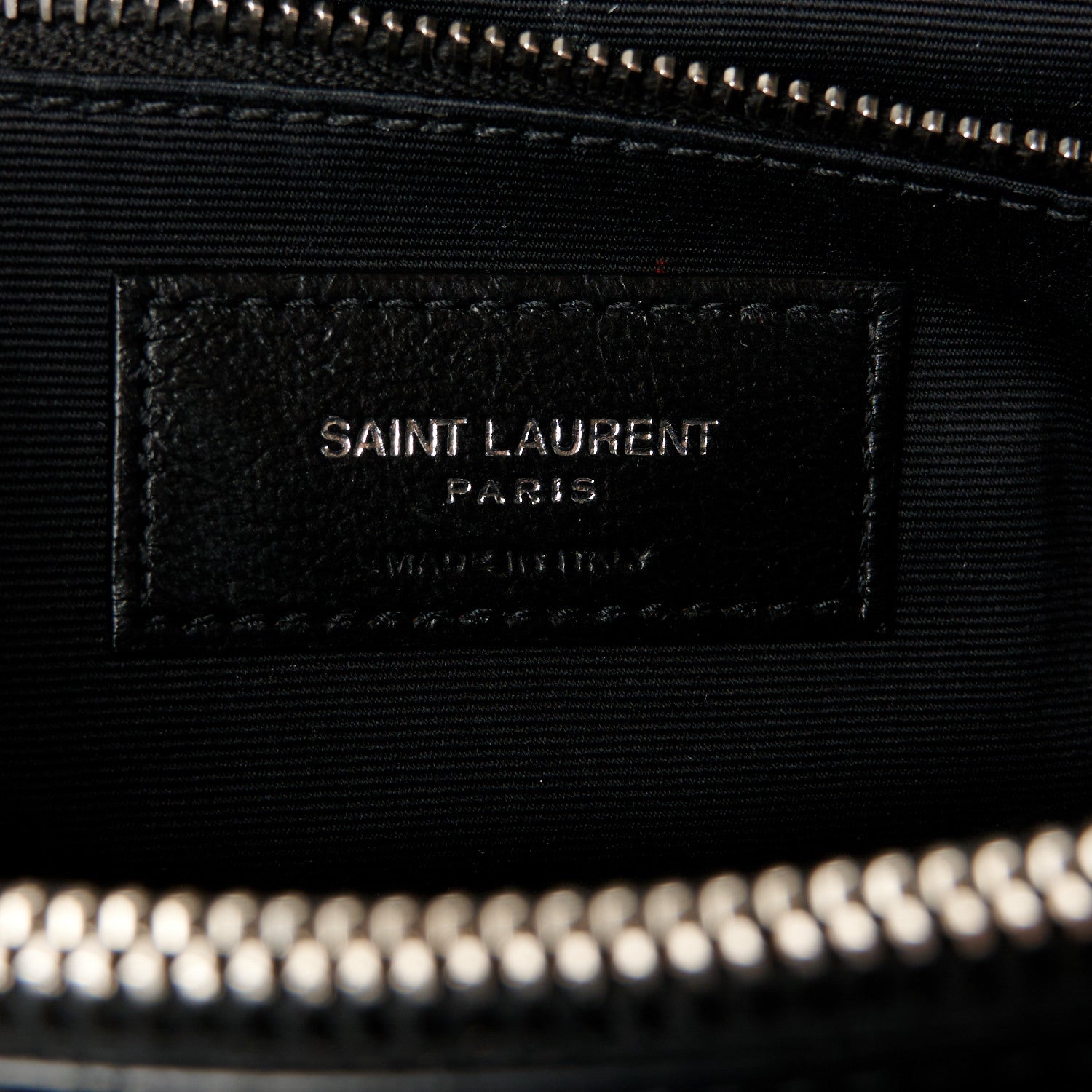 Saint Laurent Calfskin Y Quilted Monogram Large Loulou Chain Satchel Black 7 of 11