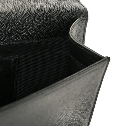 Saint Laurent Grain De Poudre Monogram Cassandre Clutch Black 11 of 11