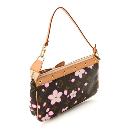 Louis Vuitton Monogram Cherry Blossom Pochette Accessories Brown 3 of 10