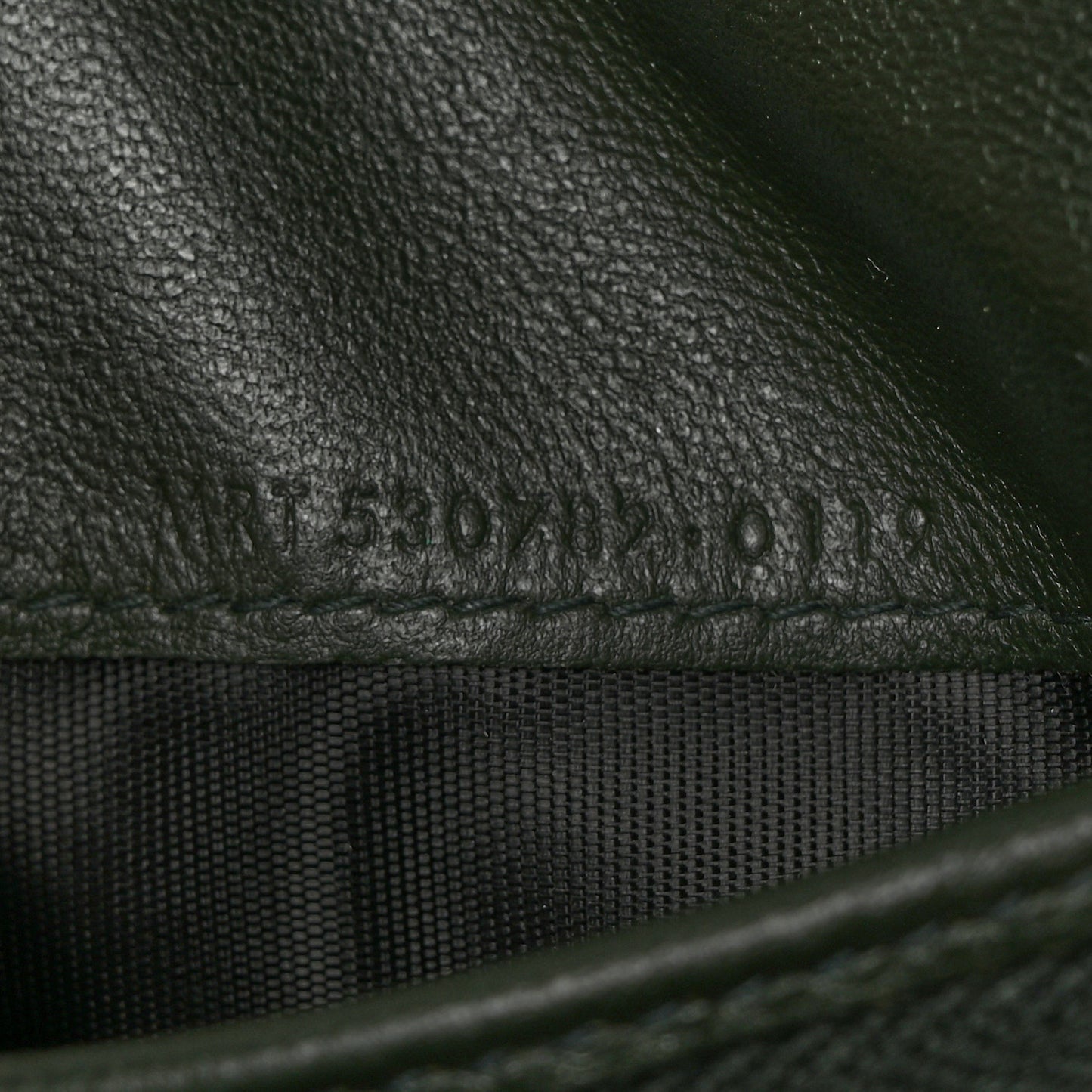 Lambskin Y Quilted Monogram Loulou Flap Wallet Olive