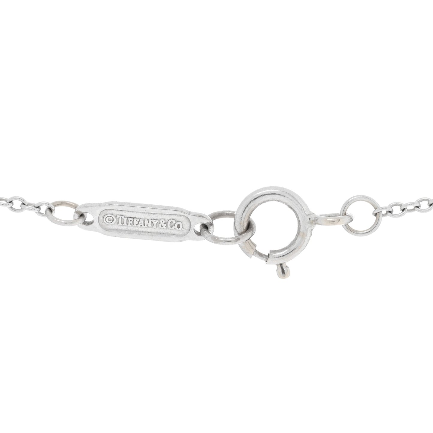 18K White Gold Diamond Metro Heart Pendant Necklace