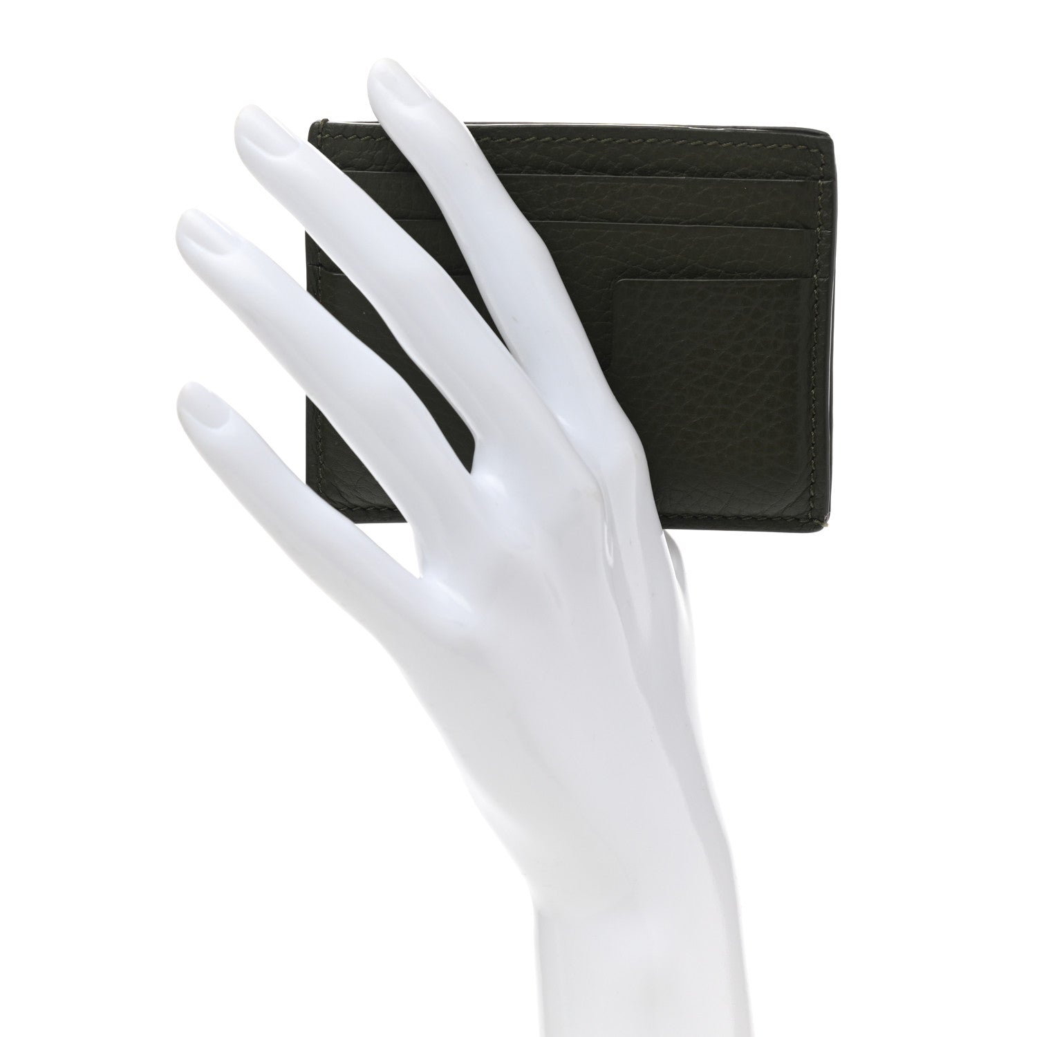 Tom Ford Calfskin Card Holder Green 2 of 7
