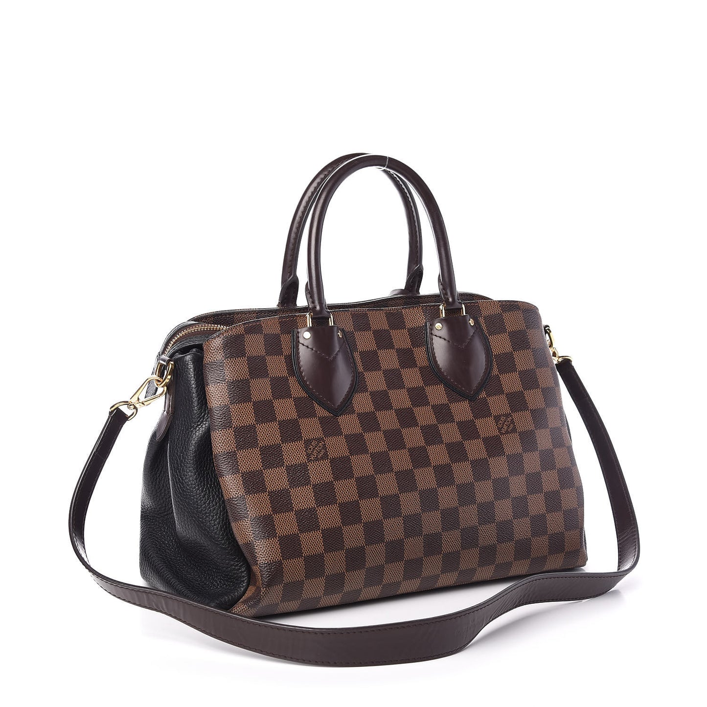 Cuir Taurillon Damier Ebene Normandy Black