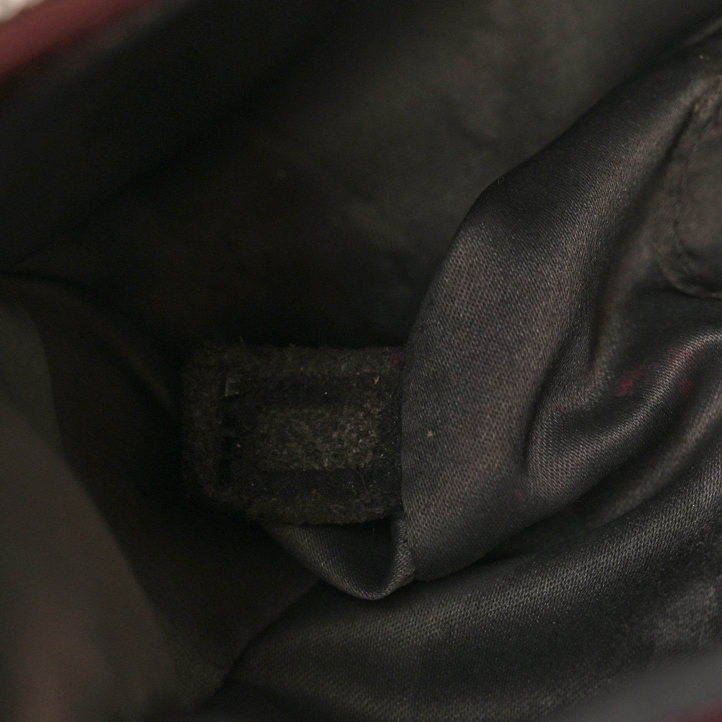 Caviar Quilted Grand Shopping Tote GST Burgundy