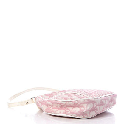 Christian Dior Monogram Mini Saddle Pochette Pink 4 of 15