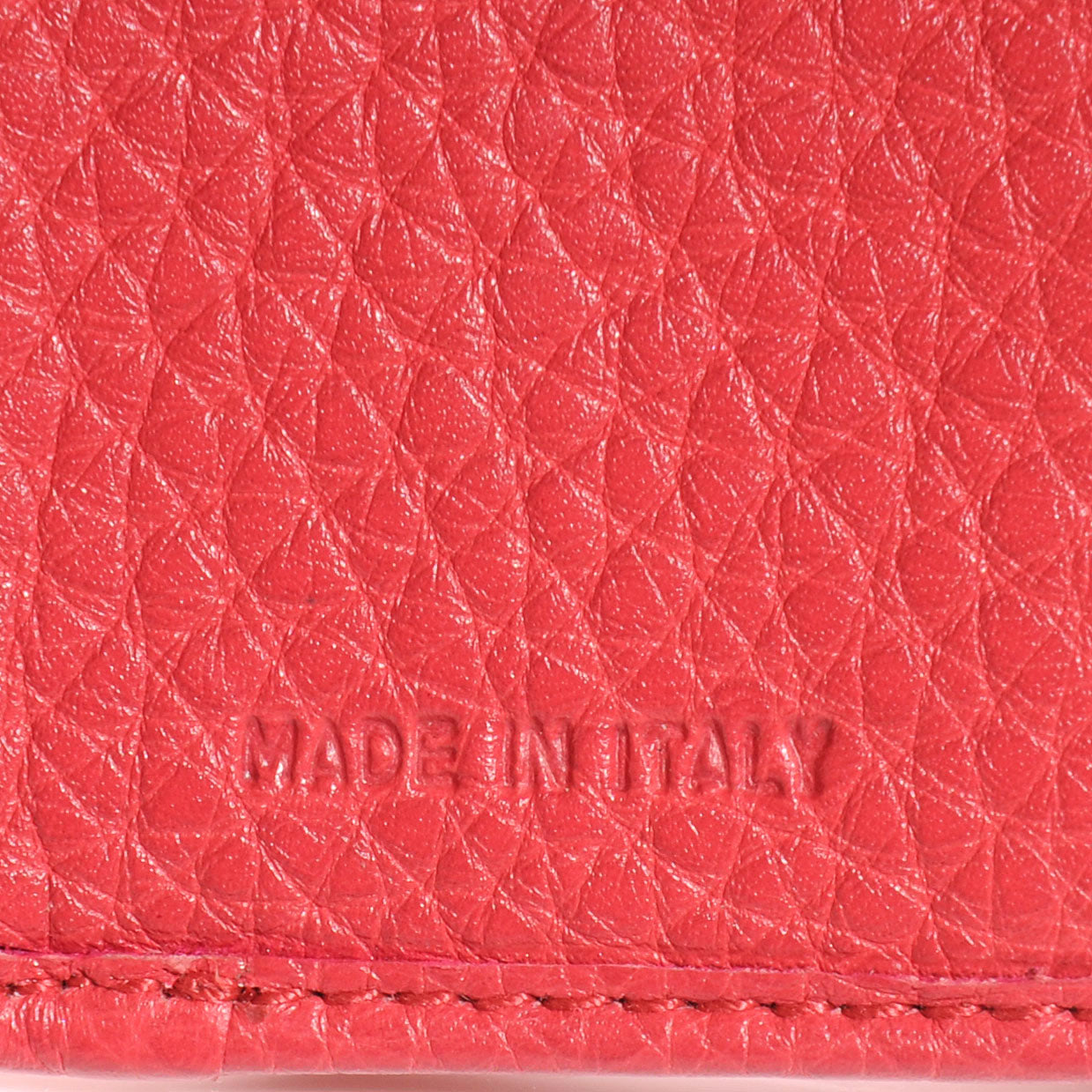 Vitello Daino Compact Wallet Peonia