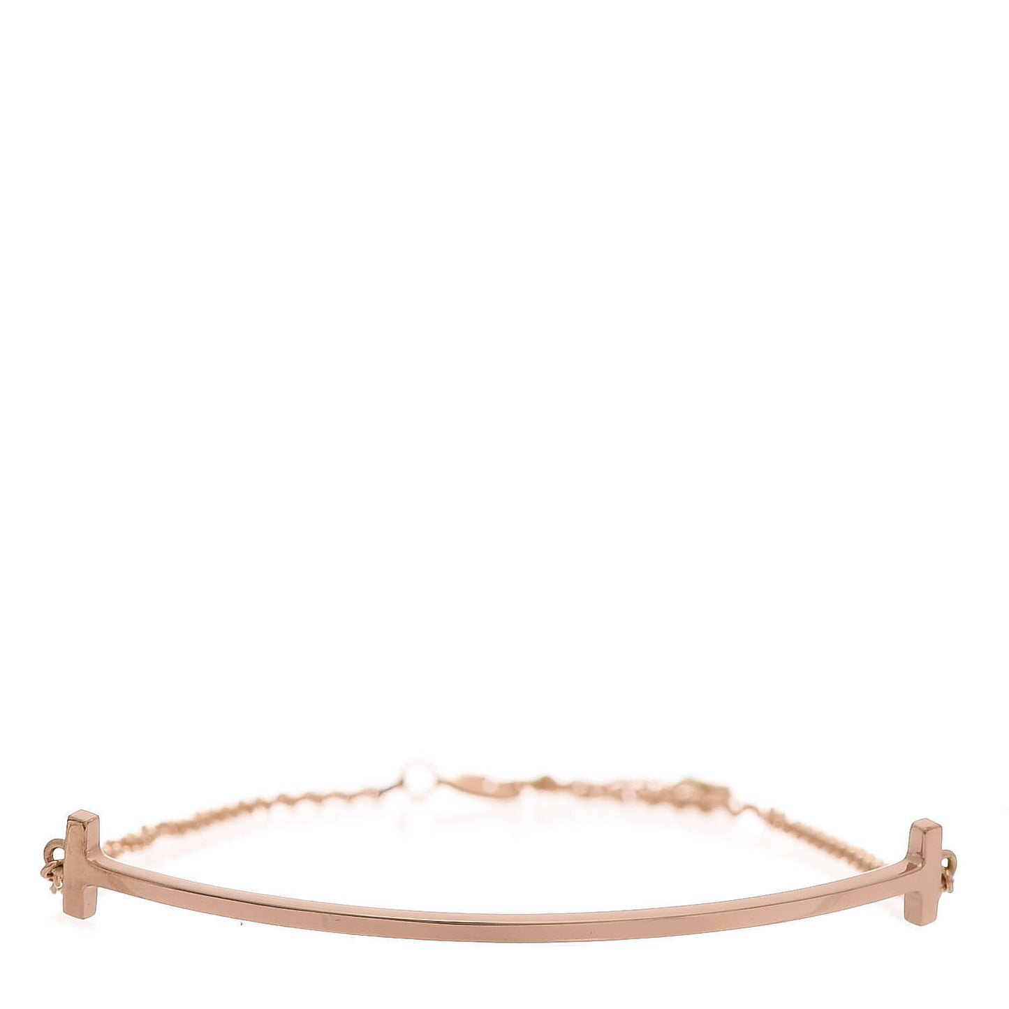 18K Rose Gold T Smile Bracelet