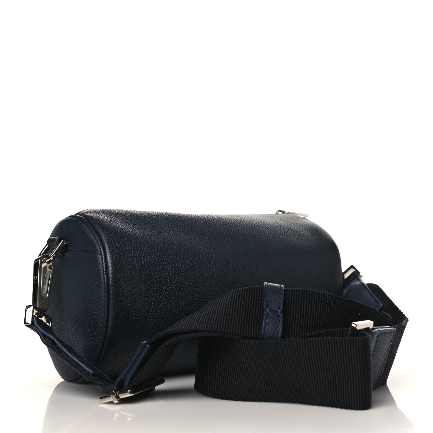 Christian Dior HOMME Grained Calfskin Mens Roller Pouch Blue 3 of 8