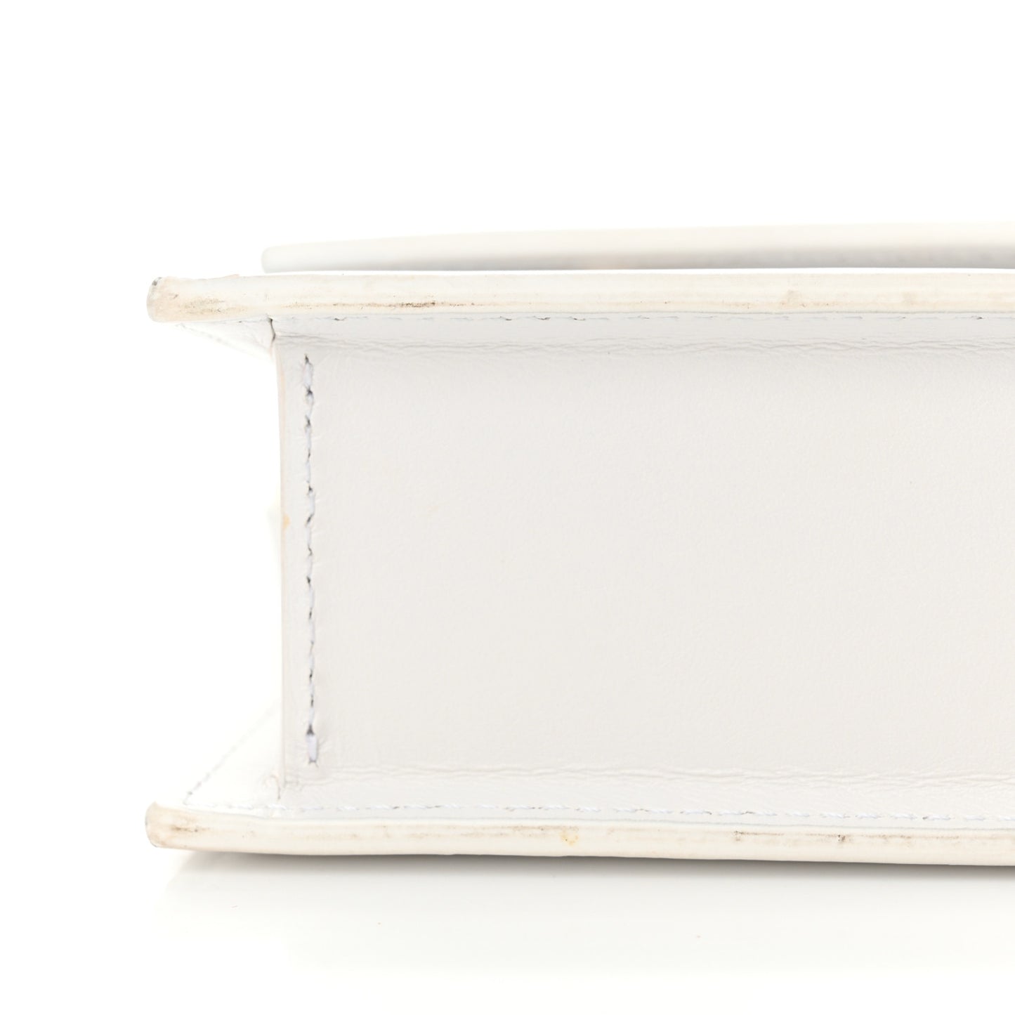 Smooth Calfskin Le Chiquito Long White