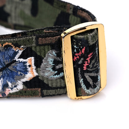 Valentino Garavani Canvas Camubutterfly Rockstud Guitar Strap Multicolor 5 of 5