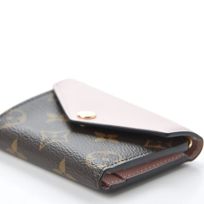 Louis Vuitton Monogram Zoe Wallet Rose Ballerine 6 of 9