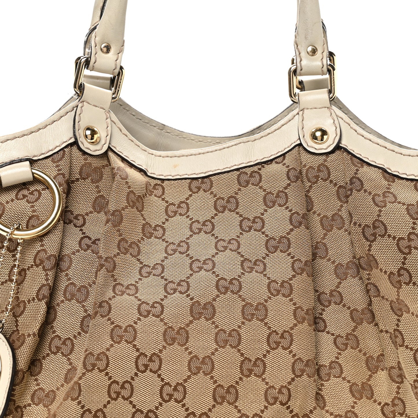 Monogram Medium Sukey Tote Off White