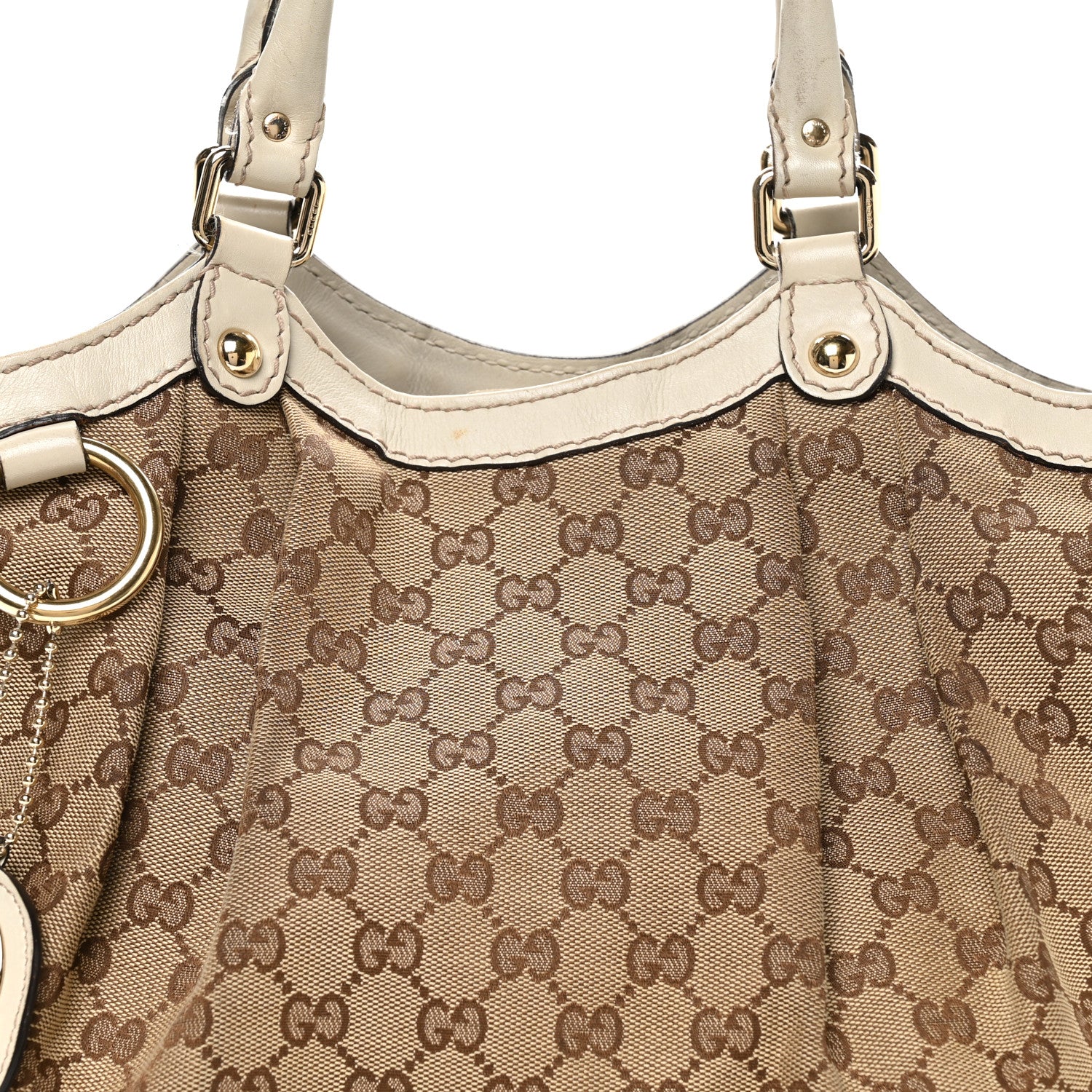 Gucci Monogram Medium Sukey Tote Off White 8 of 14