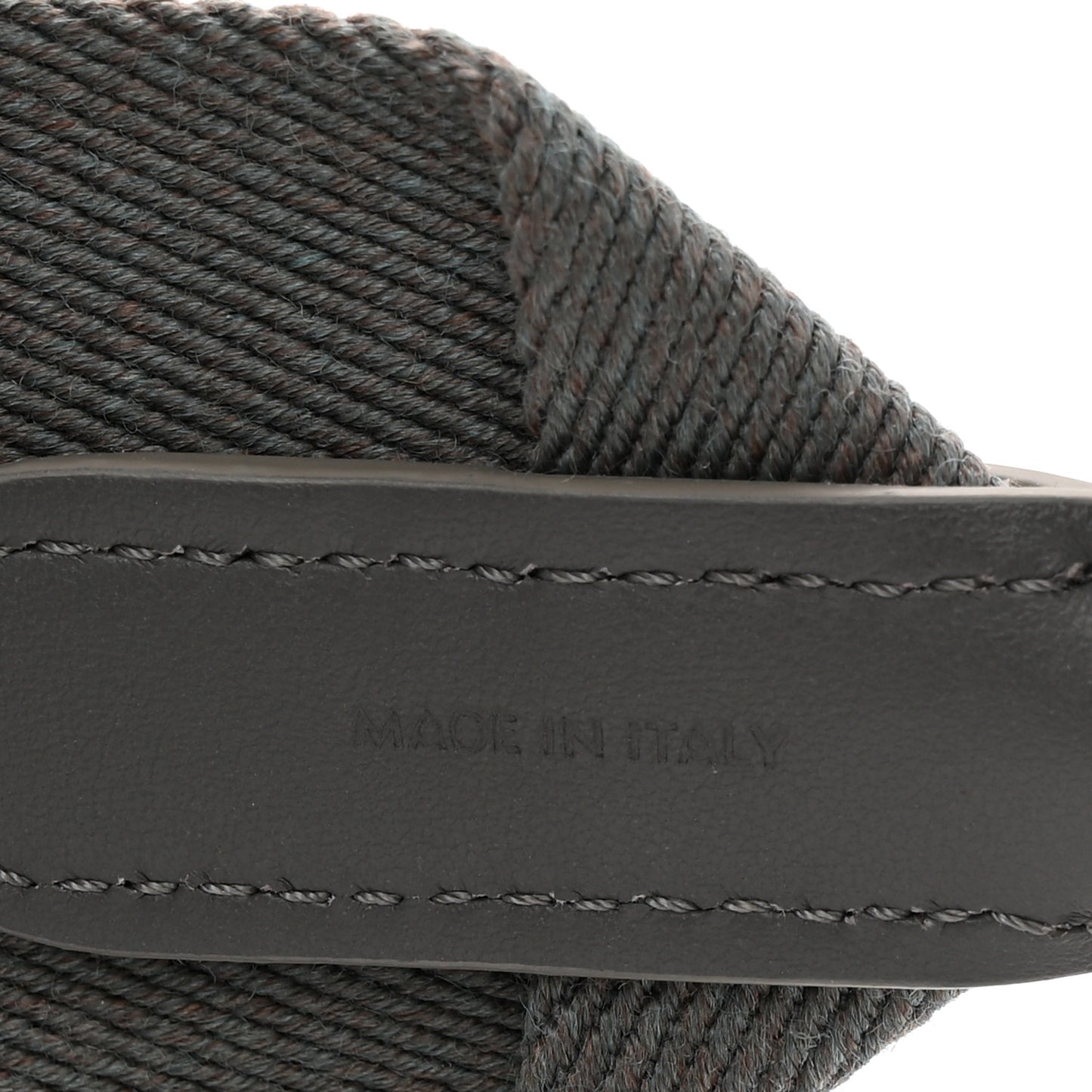 Canvas Logo Strap Grey