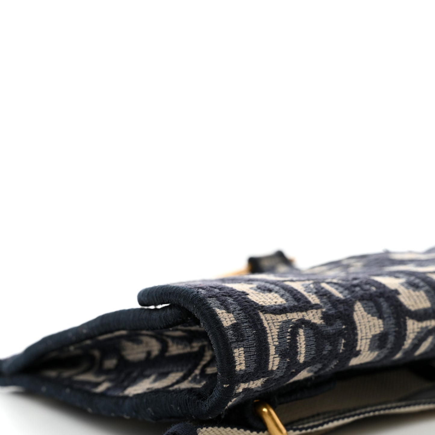 Oblique Slim Saddle Pouch Blue