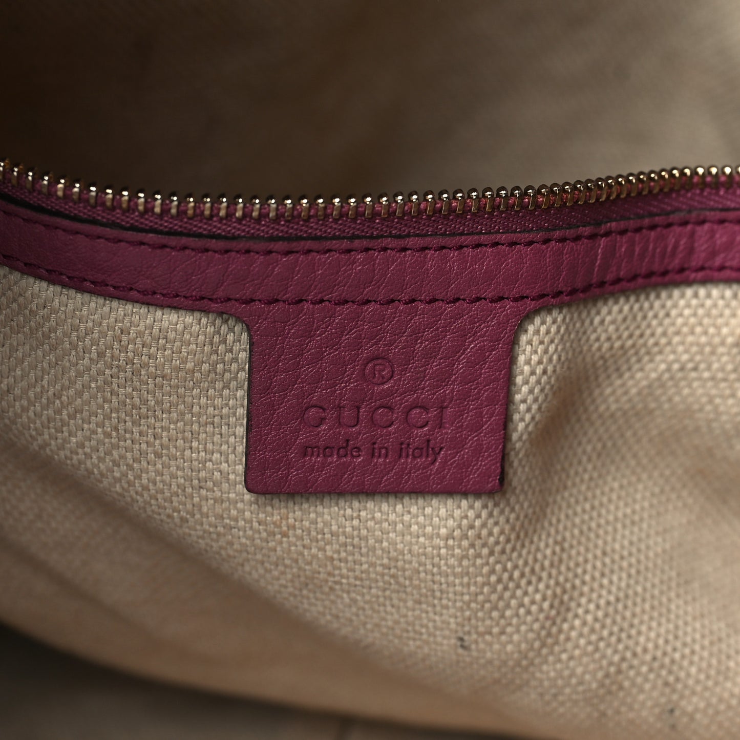 Pebbled Calfskin Medium Soho Chain Shoulder Bag Peonia Flower