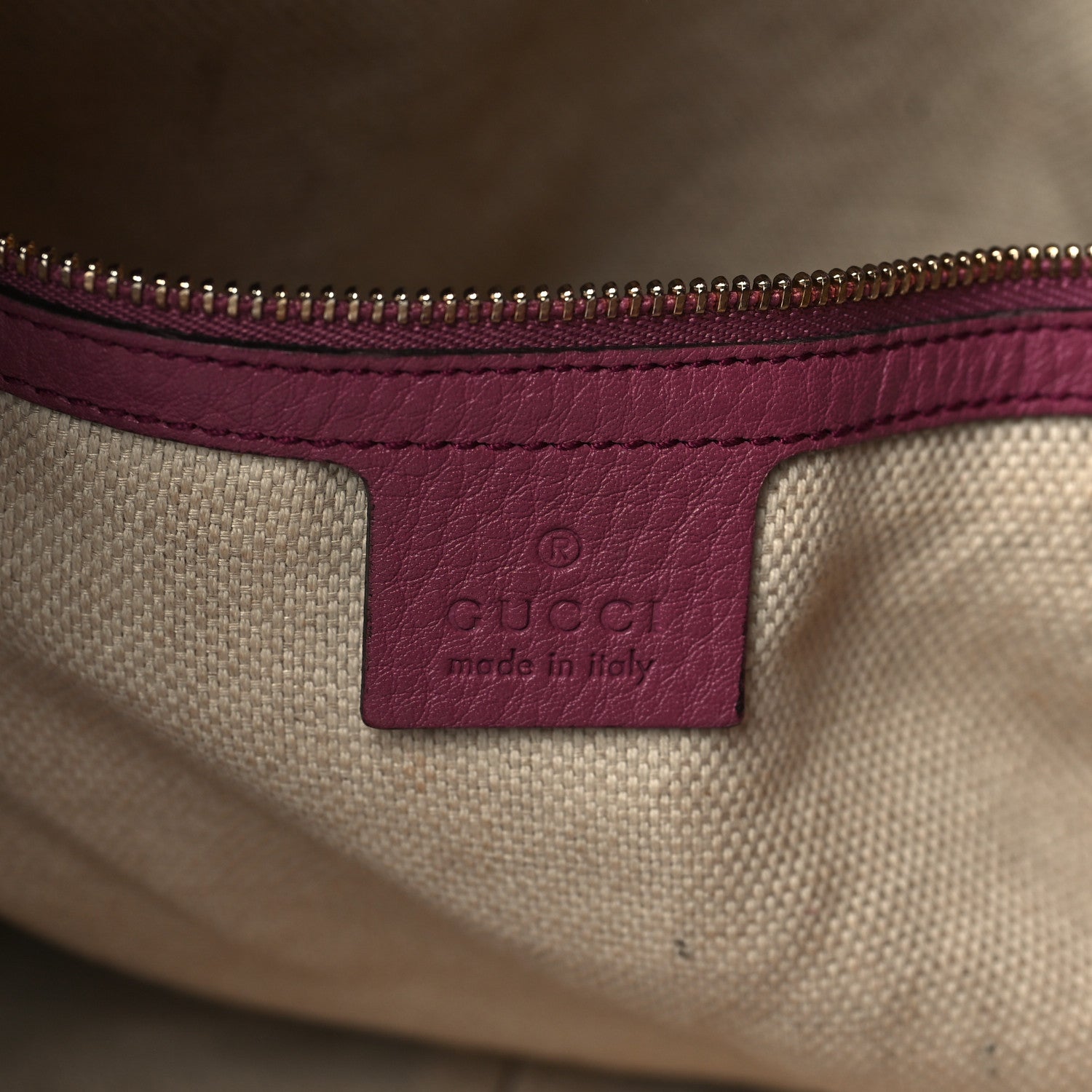 Gucci Pebbled Calfskin Medium Soho Chain Shoulder Bag Peonia Flower 6 of 15