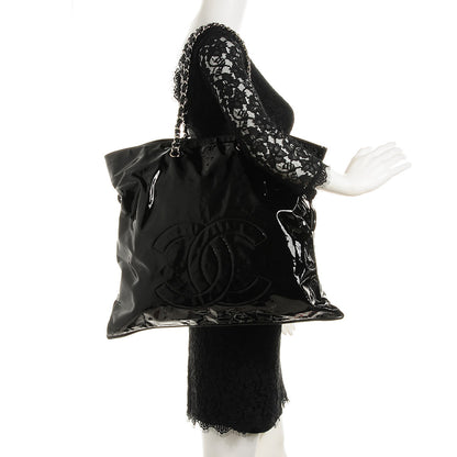 Chanel Patent Bonbons Shopper Tote Black 2 of 7
