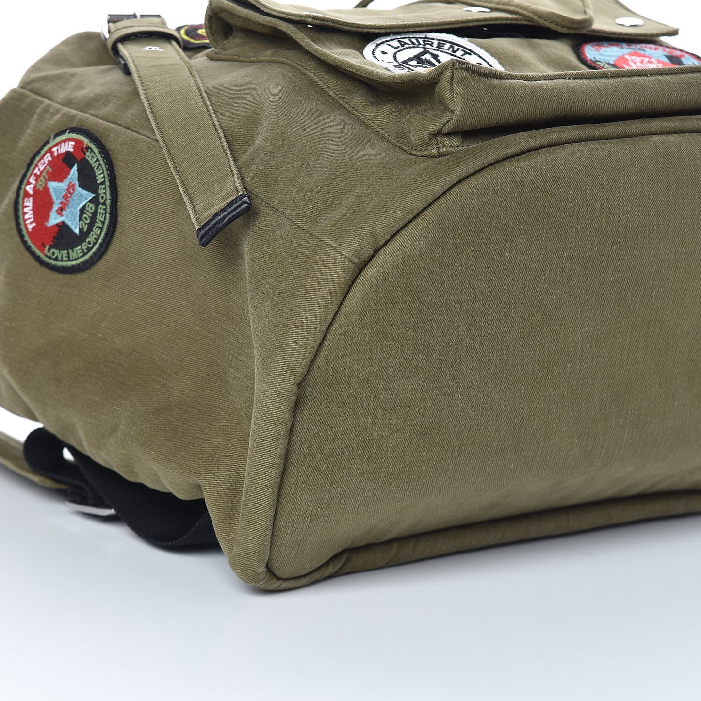 Canvas Multi Patch Backpack Gabardine