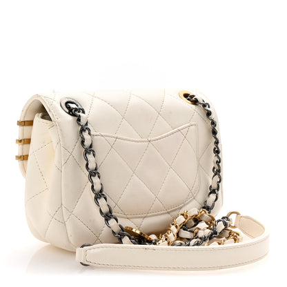 Chanel Lambskin Quilted Mini Coco Clips Flap White 3 of 10