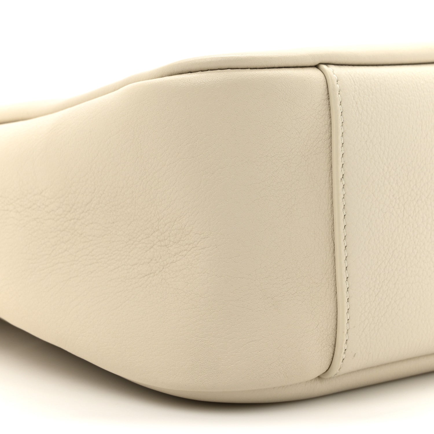 Saint Laurent Smooth Calfskin Small Le 5 A 7 Soft Hobo Blanc Vintage 10 of 12