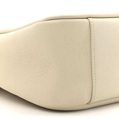 Saint Laurent Smooth Calfskin Small Le 5 A 7 Soft Hobo Blanc Vintage 10 of 12