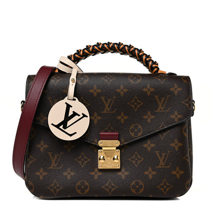 Louis Vuitton Monogram Braided Pochette Metis Safran 1 of 9