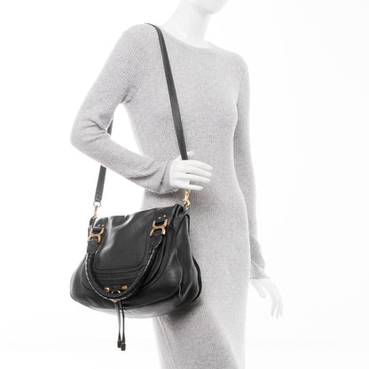 Chloe Calfskin Medium Marcie Satchel Black 2 of 10