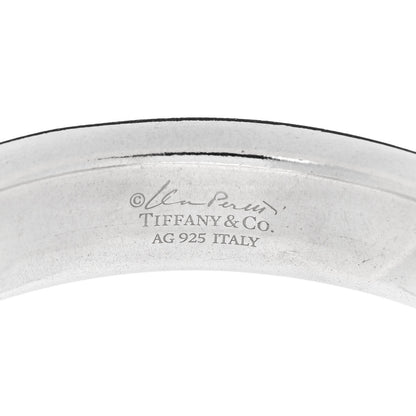 Tiffany Sterling Silver Narrow Elsa Peretti Doughnut Bangle Bracelet 3 of 4