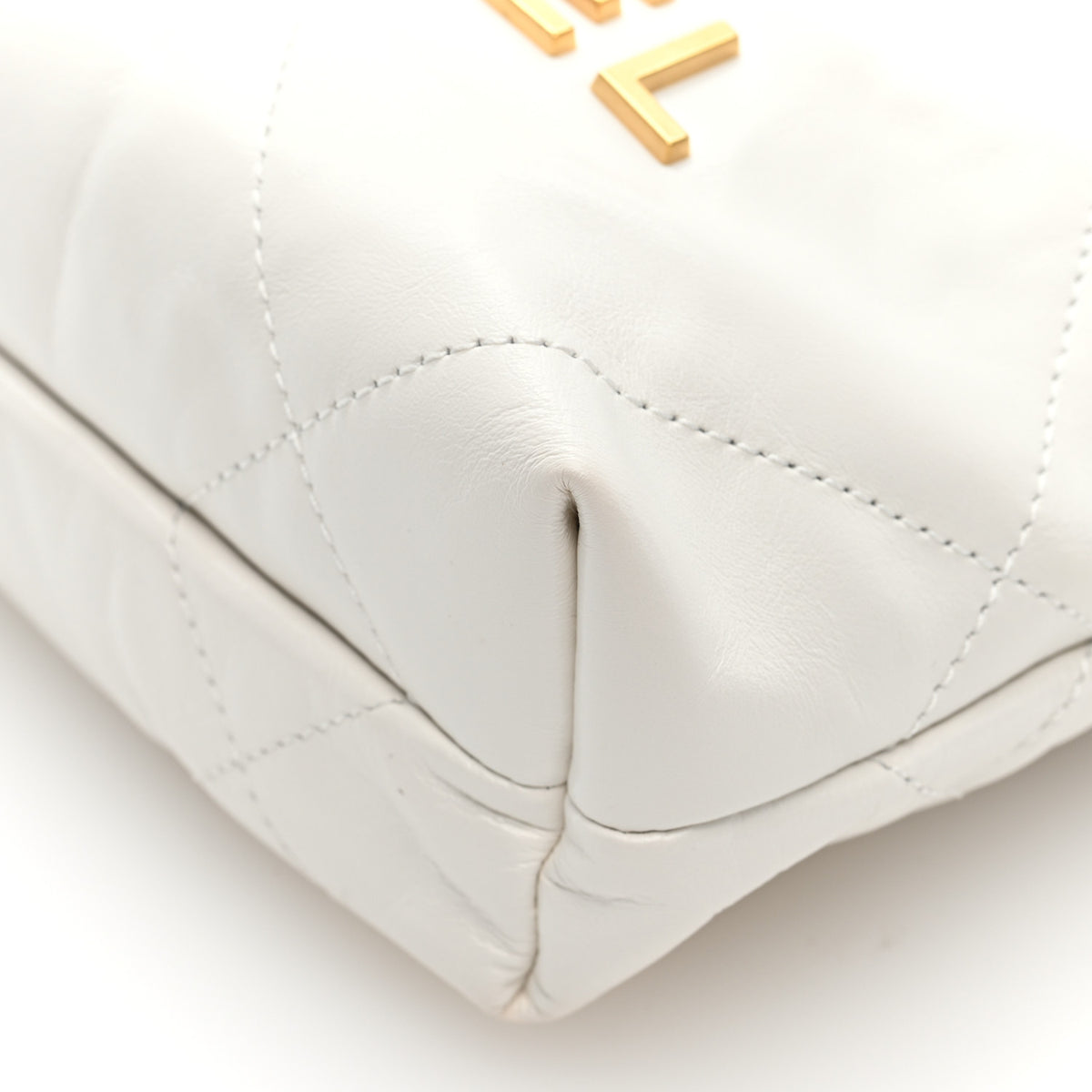Chanel Shiny Calfskin Quilted Mini Chanel 22 White 9 of 9