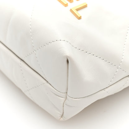 Chanel Shiny Calfskin Quilted Mini Chanel 22 White 9 of 9