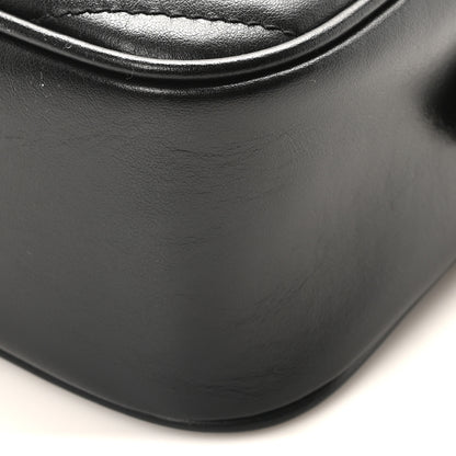 Gucci Calfskin Matelasse Small GG Marmont Chain Shoulder Bag Black 10 of 10