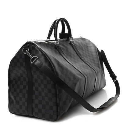 Louis Vuitton Monogram Eclipse Keepall Bandouliere 55 2 of 9