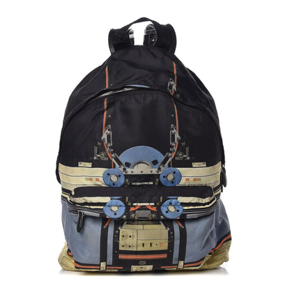 Givenchy Nylon Robot Print Backpack Black 1 of 14